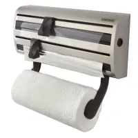 Leifheit rollenhouder 3 delig RVS